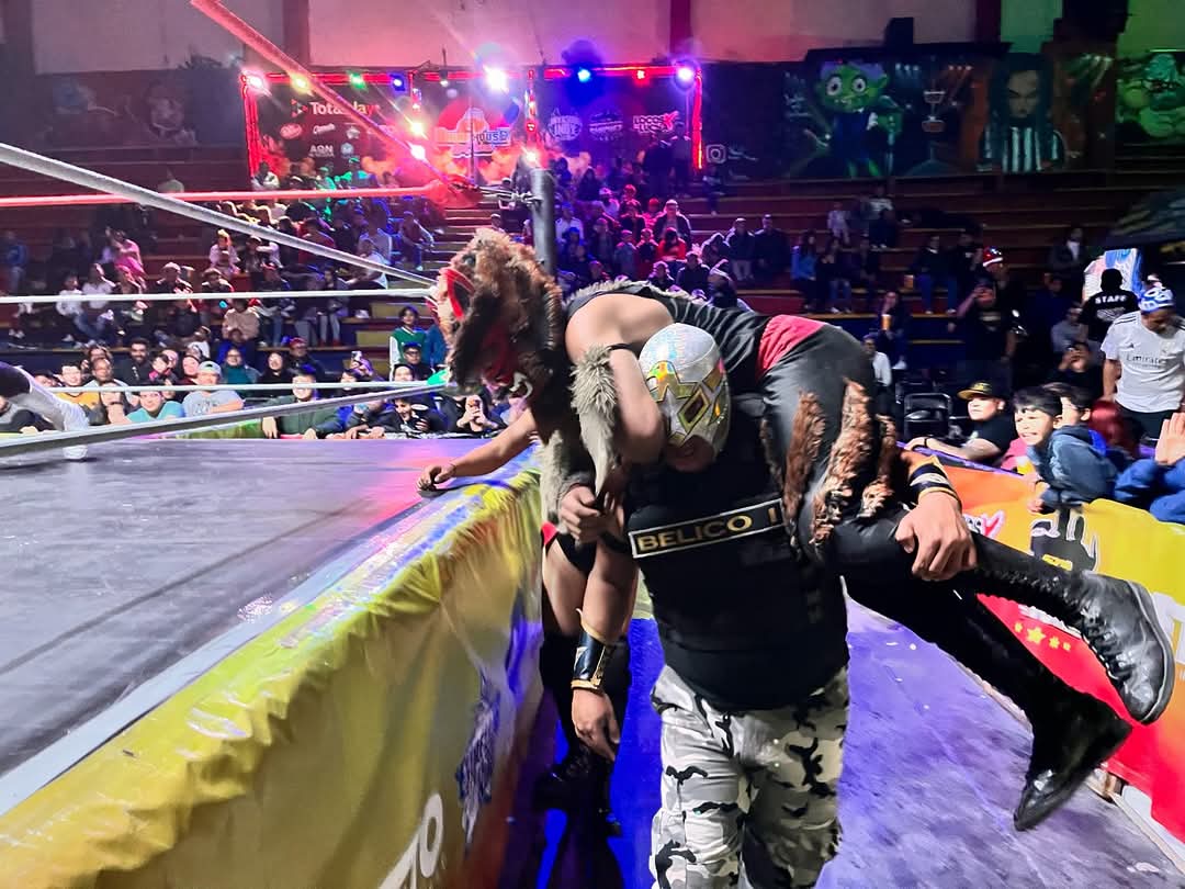 LaTijeraLucha's tweet photo. Ritmo y sabor en la majestuosa #ArenaNeza❗️
Gran tercia la de #Bizhota, #LobitoIII y #Majestic quienes lucen y convence a la afición para dar cuenta de #MedievalI, #BelicoI y #ShamanJr, siendo premiados con dinero los seis elementos por su trabajo... https://t.co/qajDEj0NV4