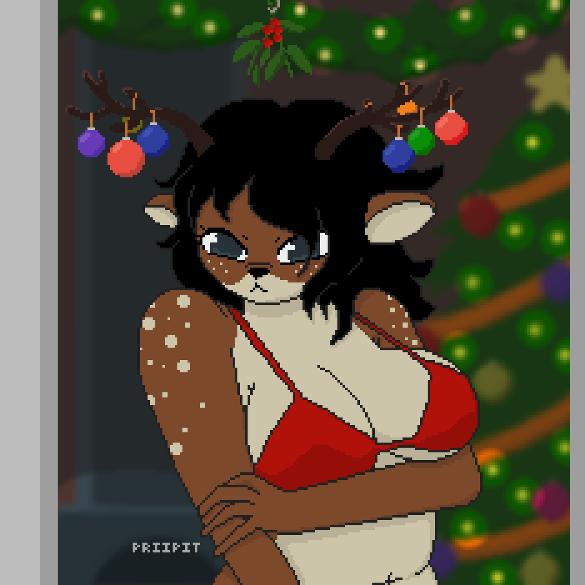 priipit's tweet photo. Would you give this deer a Christmas kiss?
#furry #pixelart #art https://t.co/ZWio7uqXr7