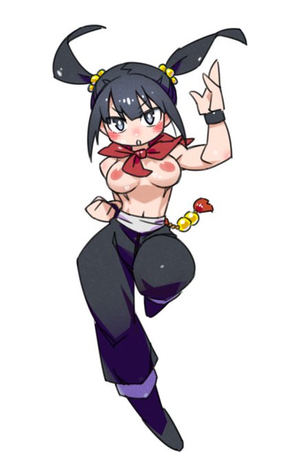 お前もう正拳突き撃つな!外したら1枚ずつ脱げよ!と言われてなお正拳突きを撃とうとするDQ3Rの武闘家ちゃんの絵です。嘘です。 