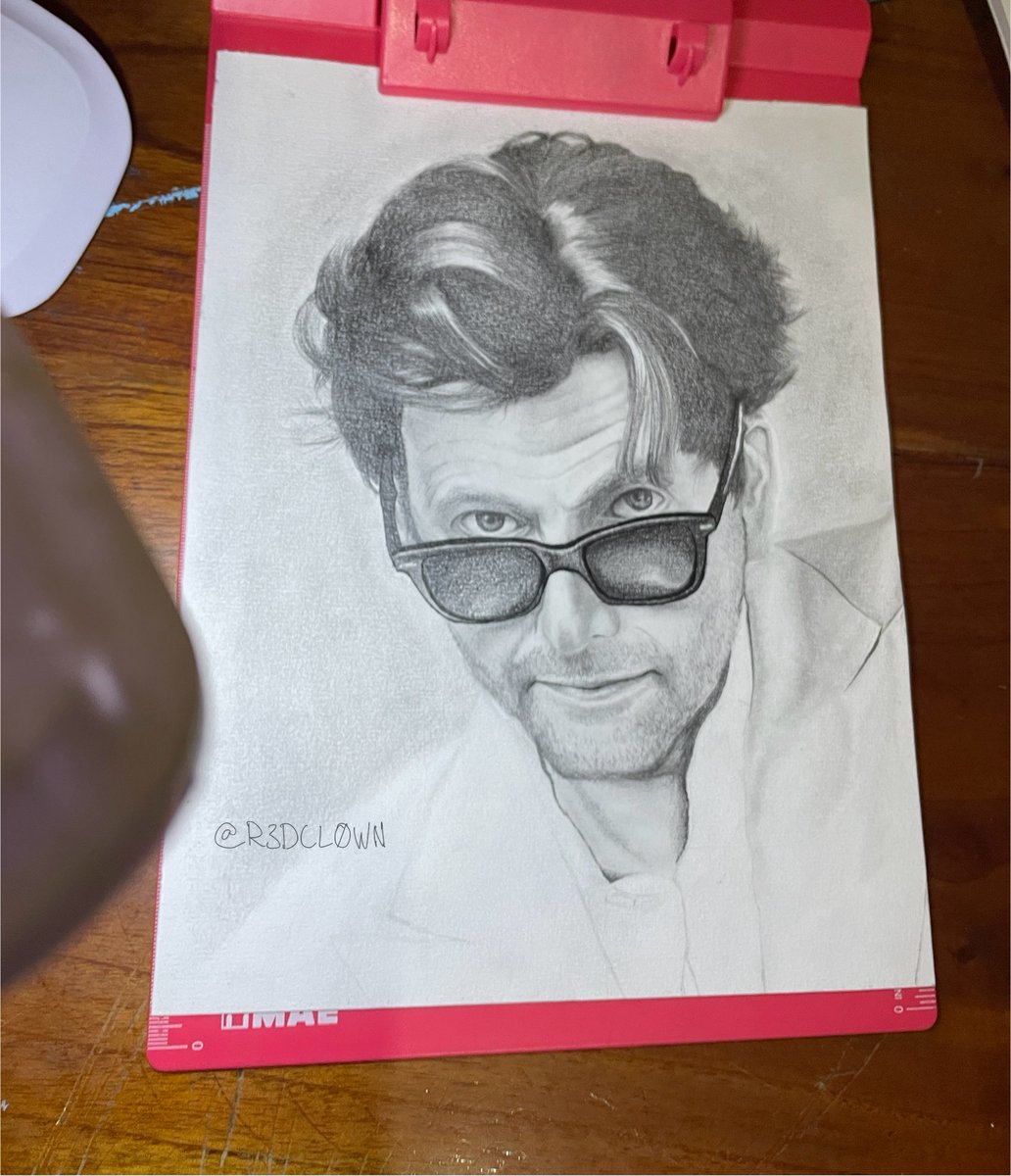 R3DCL0WN's tweet photo. I couldn’t help it after  THAT David Tennant photo…  

#DavidTennant #Fanart #portrait https://t.co/11DTP4KQxl