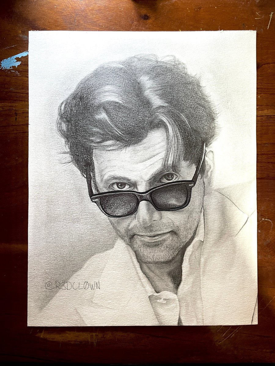 R3DCL0WN's tweet photo. I couldn’t help it after  THAT David Tennant photo…  

#DavidTennant #Fanart #portrait https://t.co/11DTP4KQxl