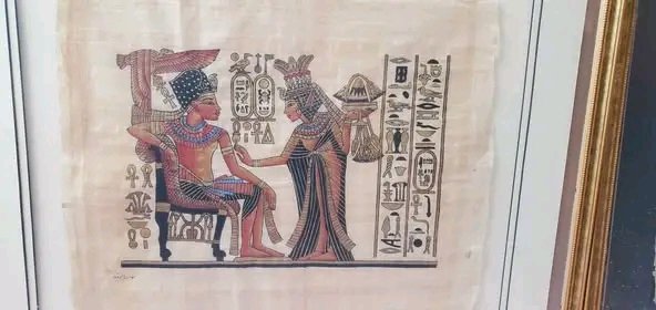 NatashaEpenu's tweet photo. We visited the Egyptian papyrus museum. Did you know that papyrus is made from a plant that grows on the banks of the Nile? The Egyptians still use this plant to create amazing paintings to preserve their rich history. #WorldTrotters #Cairo #Explore #Experience #Learn. https://t.co/ODX12FBZKS