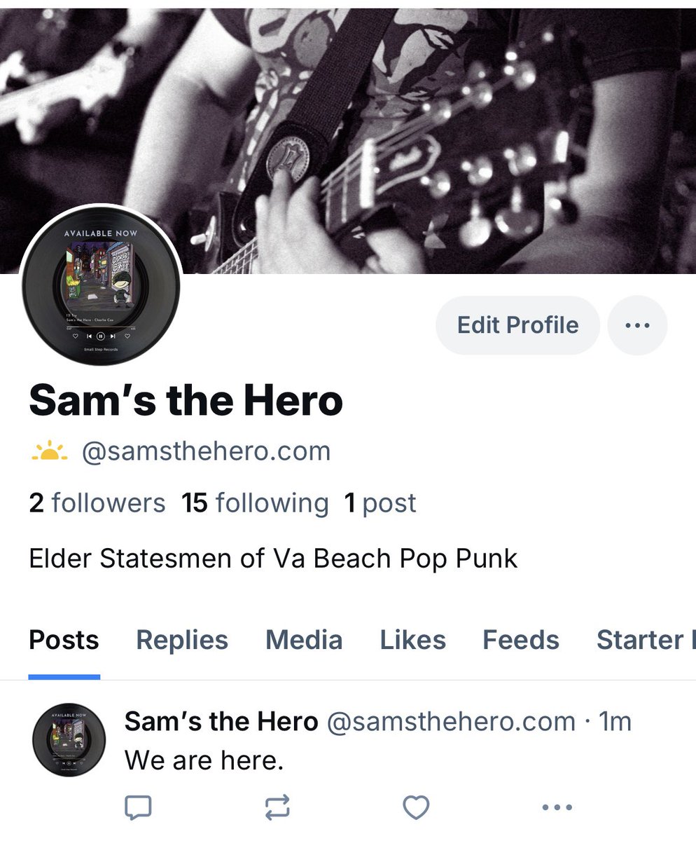 samsthehero's tweet photo. So we did the thing. Go give us a follow if you care to. https://t.co/Tm0IEJAlPz