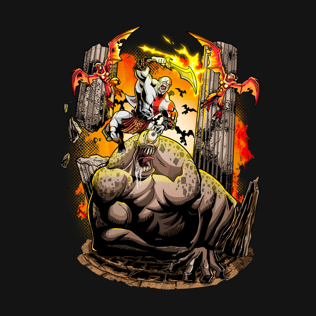 teefury's tweet photo. THE DAILY | “God Kratos” by #DiegoOliver starts at just $13 today only at #TeeFury! ⚡
https://t.co/IqehzBx1gC
#tshirts #graphictee #teeoftheday #tees #tshirtoftheday #teeshirts #gaming #adventure #videogame #action #kratos #greek https://t.co/1fCZqflI8R