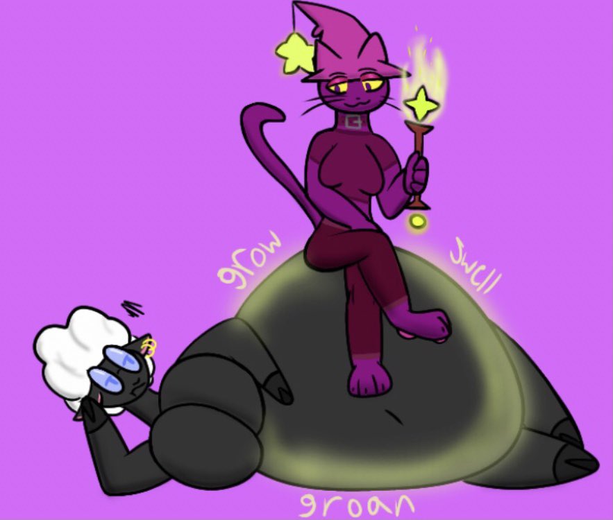 Magical belly growth remake!~
Now for Twitter banners :3