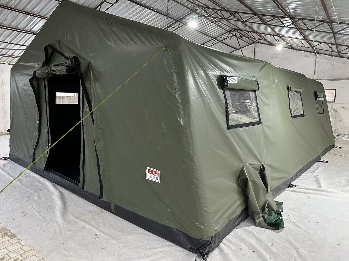 SesaTente's tweet photo. Askeri Şişme Çadır / Sesa Çadır Sanayi 
#askericadir #sismecadir #inflatable #tent #tentturkey #sesacadir #armytent #militarytent https://t.co/I6jAMlWE7M