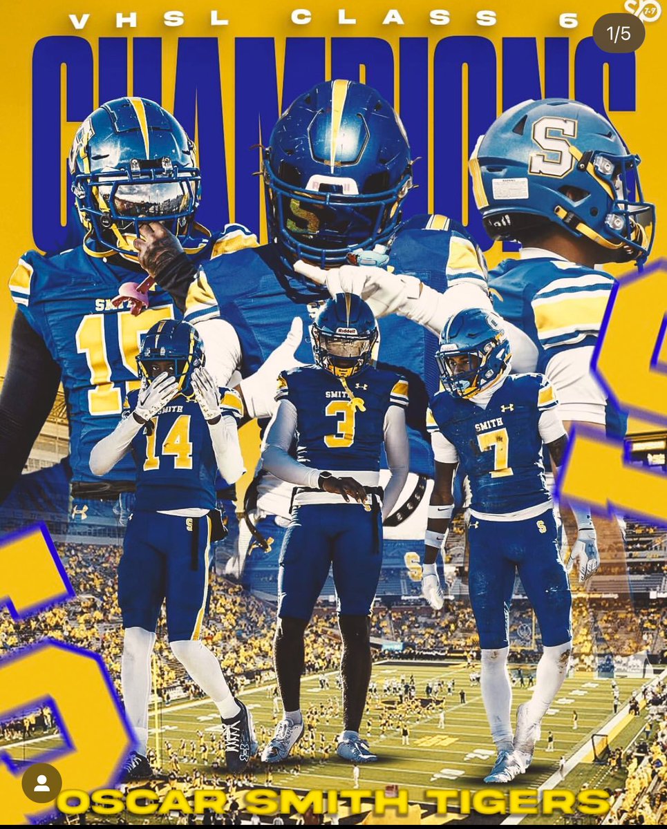 Oscar Smith Football tweet media