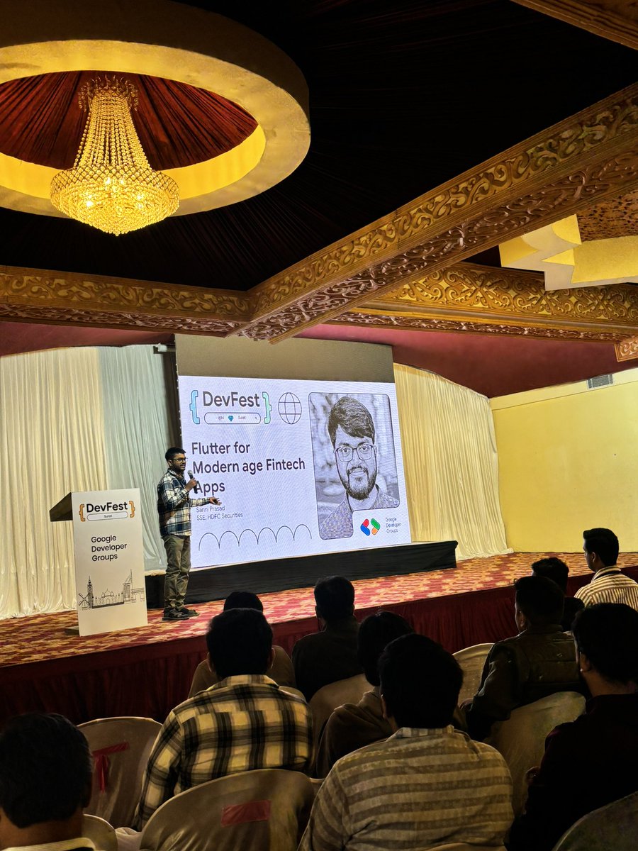 GDG_Surat's tweet photo. Get ready for an exciting dive into the world of Flutter and its role in building modern-age Fintech apps!
#GDG #DevFest #GDGIndia #GDGSurat #DevFestSurat #DevFest24 https://t.co/OxKNd59llo