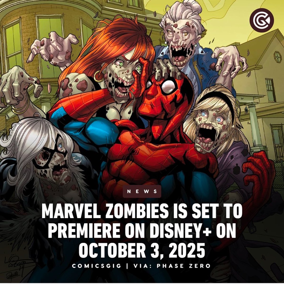 Buckle up. @Marvel Zombies are coming October 2025 to @DisneyPlus! 📷  ComicsGig (IG)