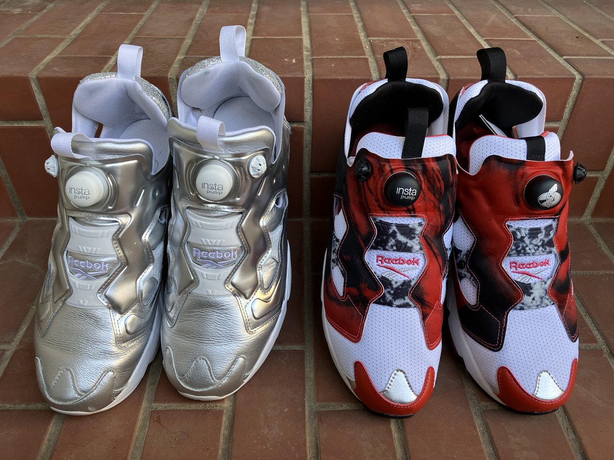 先日、稲葉さんとReebokのコラボモデル「INSTAPUMP FURY 94 MAGMA＜B