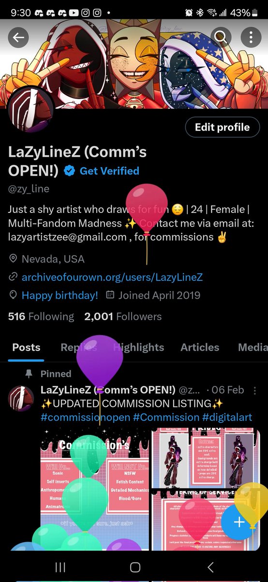 zy_line's tweet photo. It's my birthday! 🤗 I'm 25 now https://t.co/XxmrKg3mfe