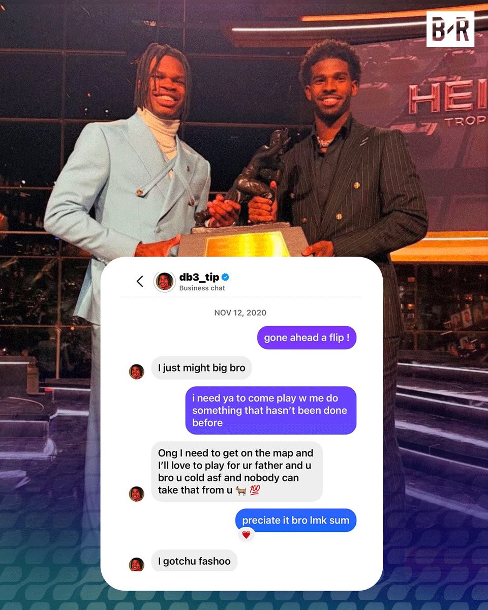 BleacherReport's tweet image. Travis and Shedeur have came a long way 🤝💯

(via @ShedeurSanders)