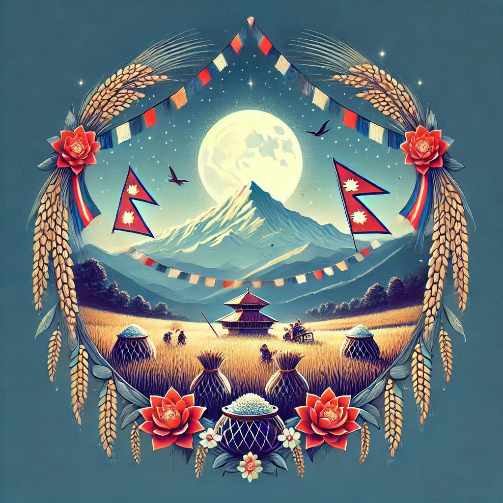 Yomari Punhi is a Newari festival marking the end of the rice harvest. It takes place in November/December during the full moon .