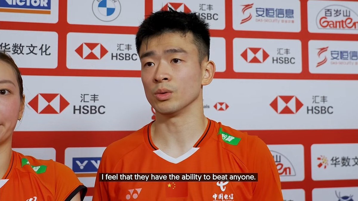 chentohpics's tweet image. Yasi on ChenToh

Huang Ya Qiong: Toh is actually quite agile at the net. Overall they are quite fast. Chen has a fierce attack.

Zheng Si Wei: I feel that they have the ability to beat anyone.

#BWFWorldTourFinals #WTF2024