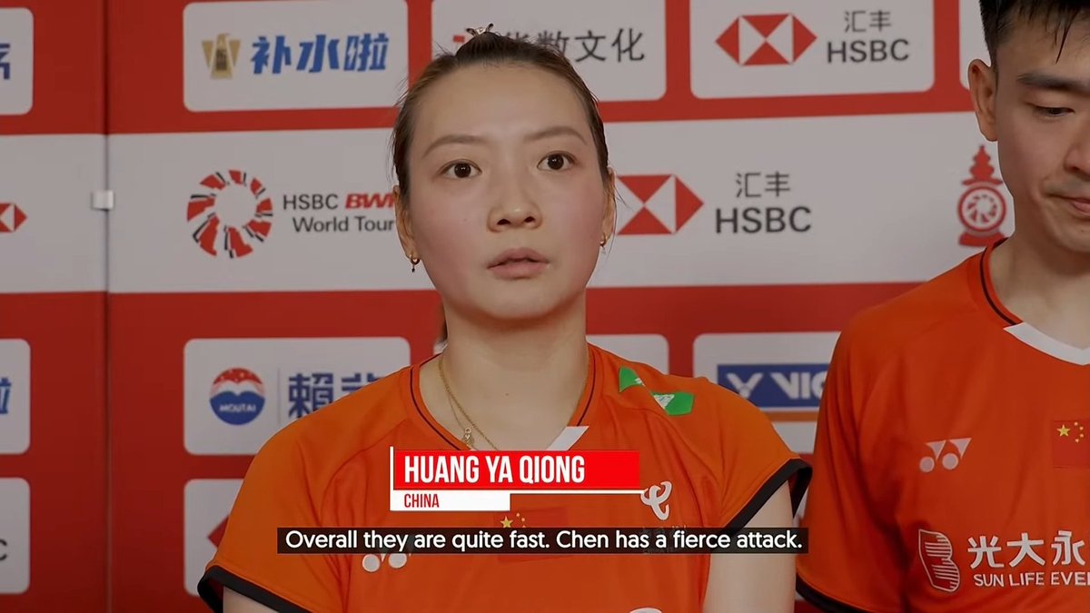 chentohpics's tweet image. Yasi on ChenToh

Huang Ya Qiong: Toh is actually quite agile at the net. Overall they are quite fast. Chen has a fierce attack.

Zheng Si Wei: I feel that they have the ability to beat anyone.

#BWFWorldTourFinals #WTF2024
