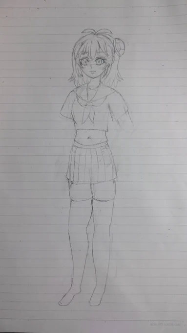 アドバイス通りに脚を手直ししてたらよりぶっとくなってしまった… 