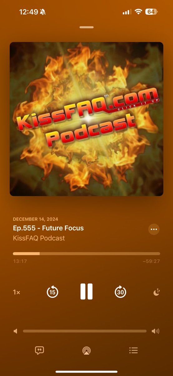 BrienDalton7's tweet photo. Now listening to the “KISS FAQ Podcast”. @kissfaq @kiss #kissfaq #kiss https://t.co/IwDID8pIOU