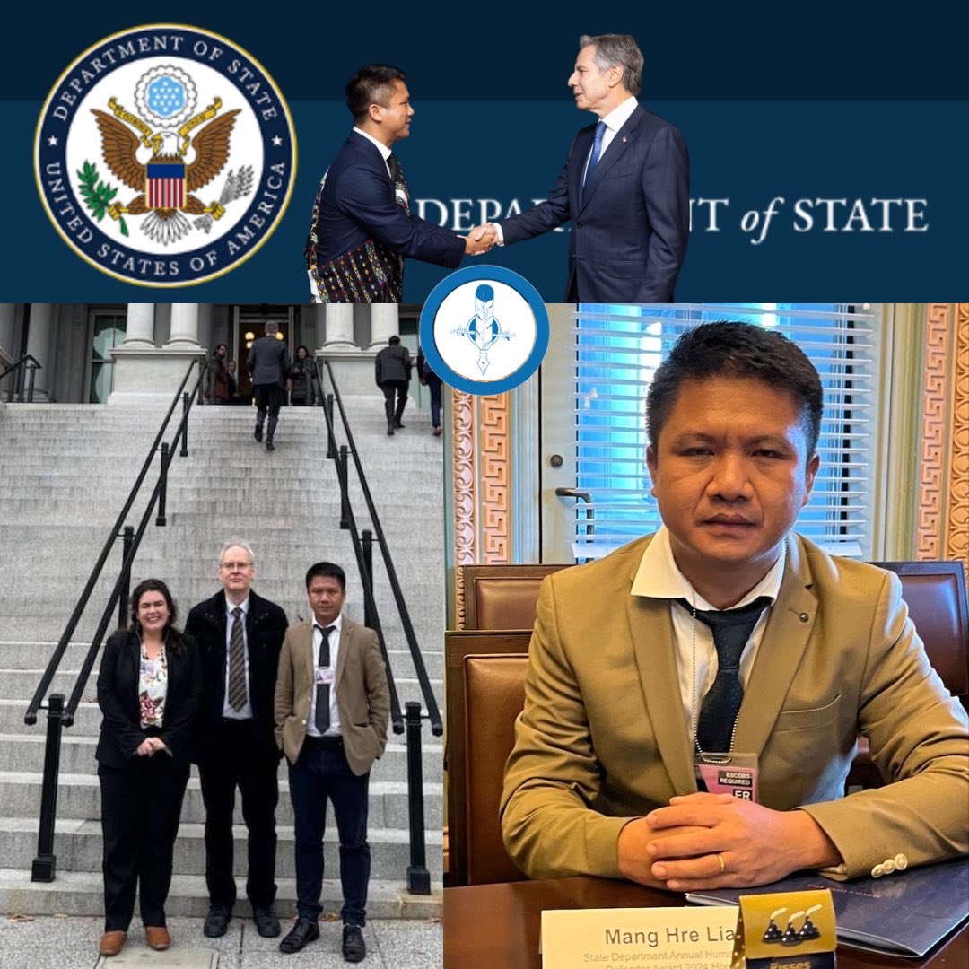 <a href="/ChinHumanRights/">ChinHumanRightsOrg</a> is grateful for the opportunity to be heard by National Security Council staffers at the <a href="/WhiteHouse/">The White House</a> for over 1 hr and at various levels of US government at <a href="/StateDept/">Department of State</a> regarding the ongoing political, human rights and humanitarian concerns in Burma this week.