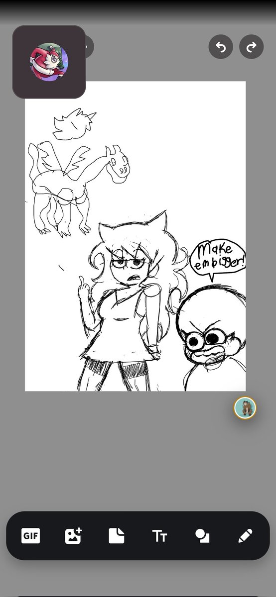 Drew shit in discord whiteboard wit some friends