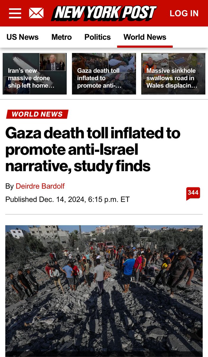 EllaTravelsLove's tweet photo. "The report from the UK-based Henry Jackson Society found that news outlets failed to distinguish between civilian and combatant casualties and relied on manipulated statistics from the Hamas-run Health Ministry when reporting on the war." https://t.co/DwXfCpSdfB