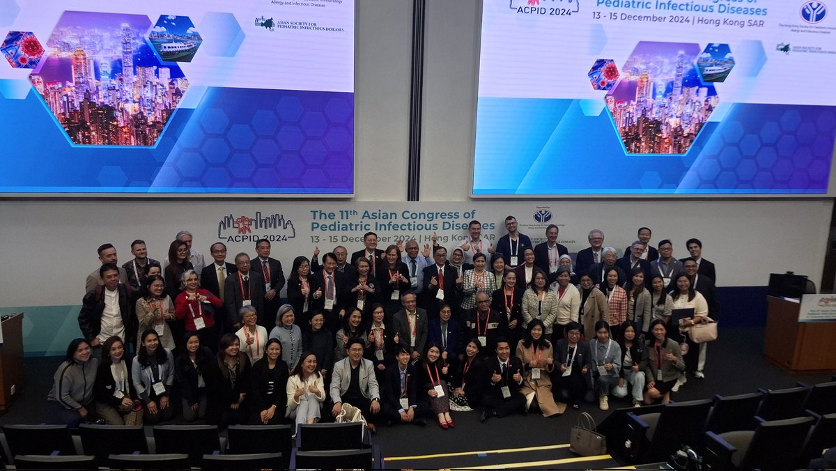WSPID's tweet photo. There is nothing like a group photo to celebrate the end of a successful conference.
But the end of #ACPID24 also signals that we're getting closer to #WSPID25!
We look forward to welcoming our Asian friends & colleagues & the global #PedsID community to #Bangkok https://t.co/9lLAeP6T5q