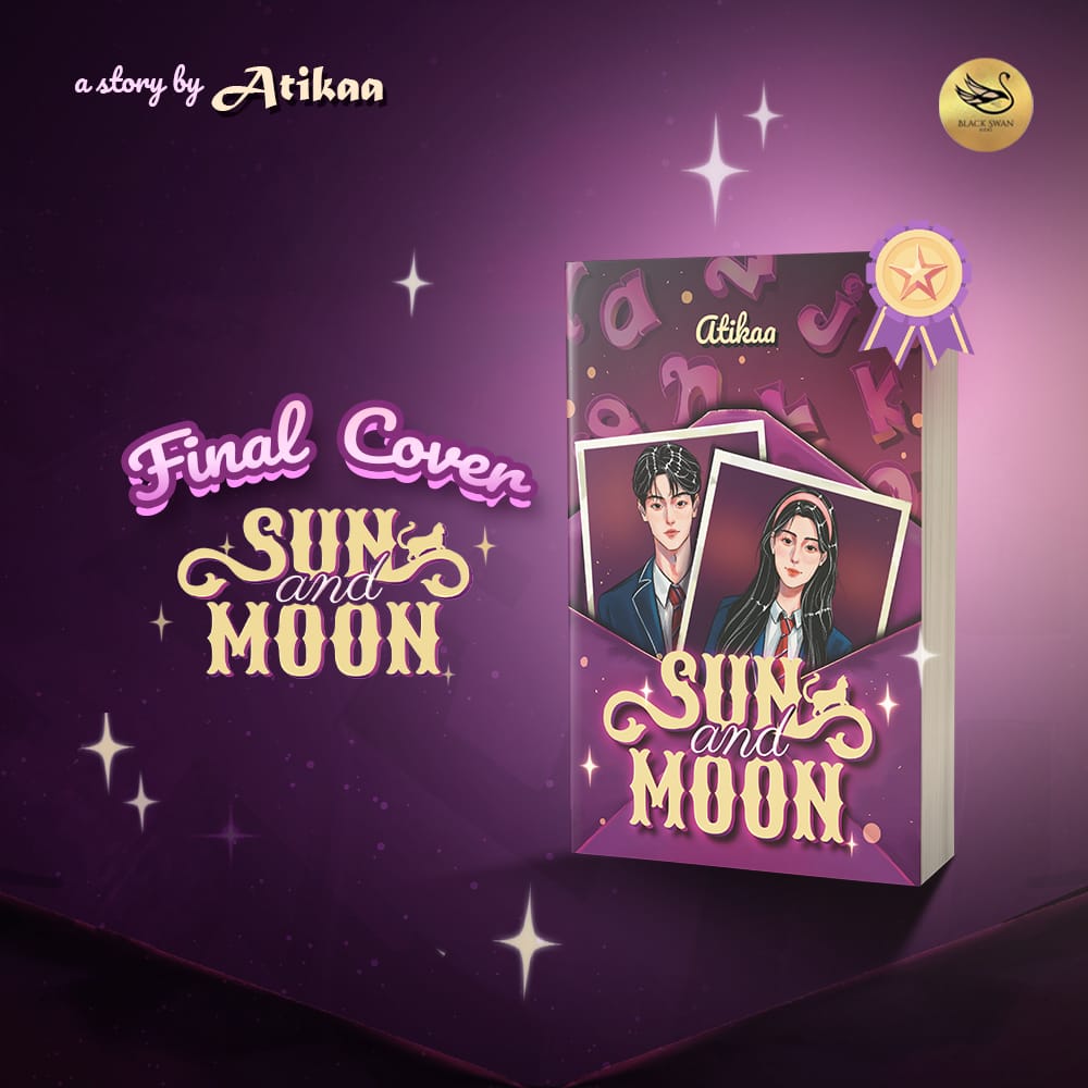 butterf22396772's tweet photo. Final cover novel Sun and Moon 💛 https://t.co/8oWGDNIekL