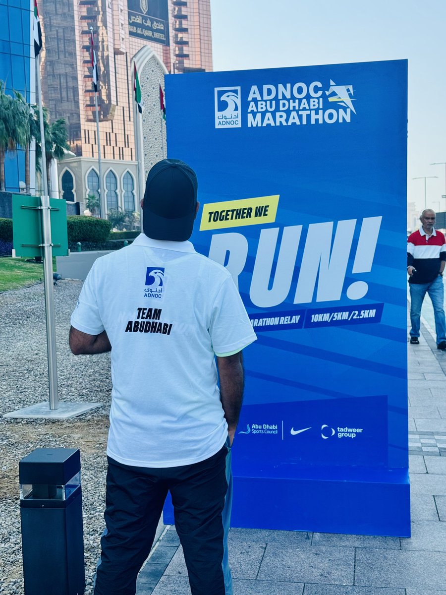 iamirpathan's tweet photo. Had an amazing experience at the ADNOC Abu Dhabi Marathon 2024!

I was honored to contribute as a volunteer and also step up as a participant in the 2.5 KM Fun Race. It was a day full of energy, inspiration &amp; Community spirit . #ADNOCMarathon2024 https://t.co/9f2H2rSWqX