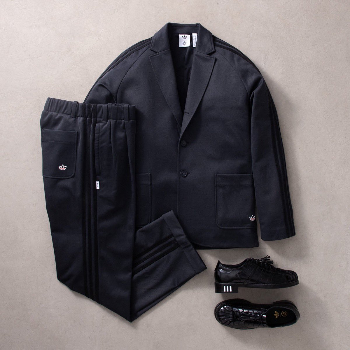 日本無販売Adidas x Clot スーツジャケット 𝐔𝐏 𝐓𝐎 𝐃𝐀𝐓𝐄 on X
