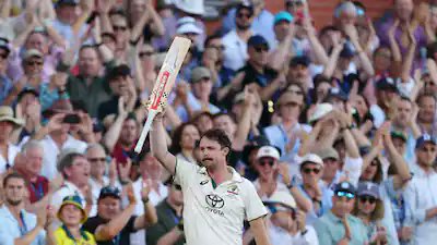 A great hundred 💯 from a fine cricketer #TravisHead