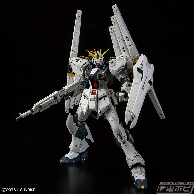 RG νガンダム ダブル・フィン・ファンネル装備型 塗装完成品 SIDE-F限定 今週の話題】ガンプラ「RG νガンダム（ダブル・フィン・ファンネル装備