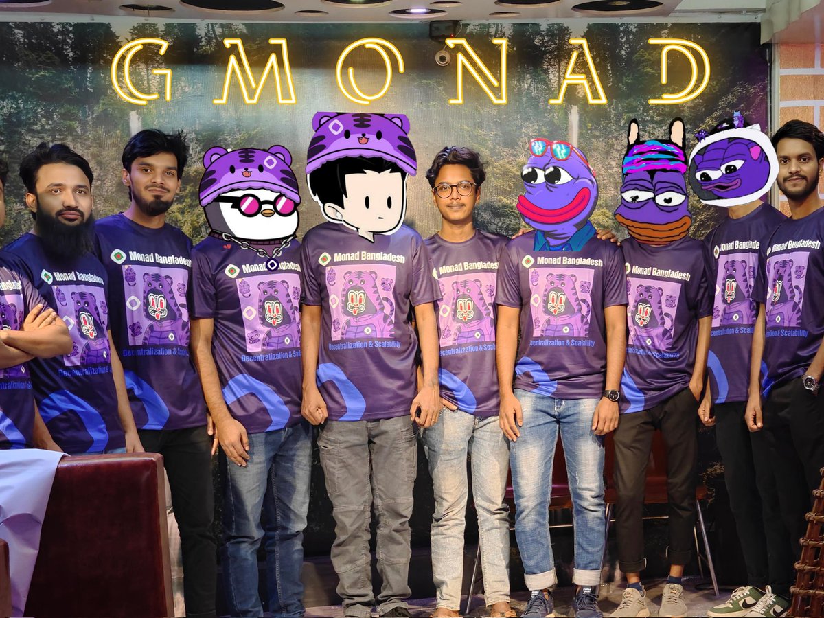 I posted late,

Grateful to <a href="/MonadBangladesh/">BanglaNads 🇧🇩 (mainnet arc)</a> and <a href="/Shamim066/">Shamim</a> for an incredible Bangladesh Nads meet-up!

We celebrated innovation, Monad's achievements, ecosystem projects, and the upcoming Testnet.

Special thanks to <a href="/monad_xyz/">Monad</a> <a href="/keoneHD/">Keone Hon</a> <a href="/billmondays/">bill monday</a> <a href="/JohnWRichKid/">John W. Rich Kid (Wendy’s Fry Cook)</a> and <a href="/mikeinweb/">MIKEWEB</a>