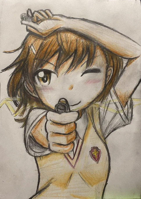 モンストコラボとゆう事で御坂美琴再掲! #御坂美琴 #とある科学の超電磁砲 