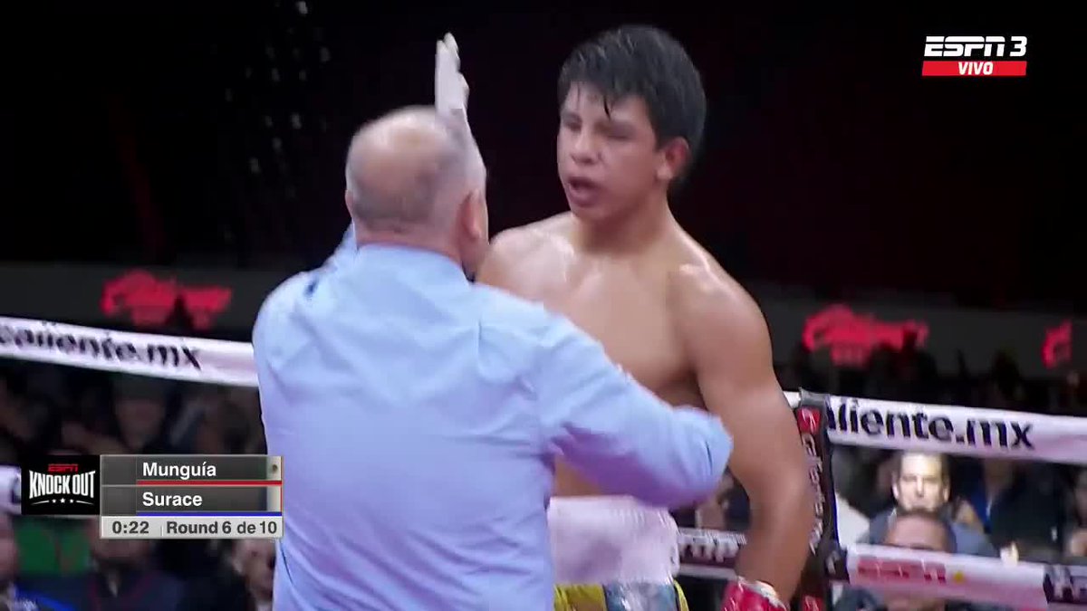 ESPNKnockOut's tweet photo. ¡BATACAZO DEL AÑO! 🤯

💥 BRUNO SURACE ACABA DE NOQUEAR A JAIME MUNGUÍA ANTE SU GENTE EN TIJUANA 💥

NI EL MISMO FRANCÉS LO PUEDE CREER 😳 😳 😳

🔥 EN VIVO 🔥 por #ESPNKnockOut

📺 #Disneyplus Premium https://t.co/io0YBeYNHp