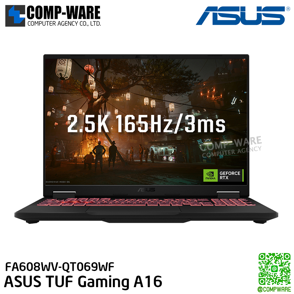 compware's tweet image. ASUS TUF Gaming A16 / 16-inch / AMD Ryzen AI 9 HX 370 / NVIDIA GeForce RTX™ 4060 Laptop GPU / 8GB*2 LPDDR5X 7500 on board / 1TB PCIe 4.0 NVMe M.2 SSD/Windows 11 Home
---
☛ Line : @compware
☛ E-mail : contact@compware-agency.com
☛ TEL: 081-875-2497
#compware #compwarecomputer