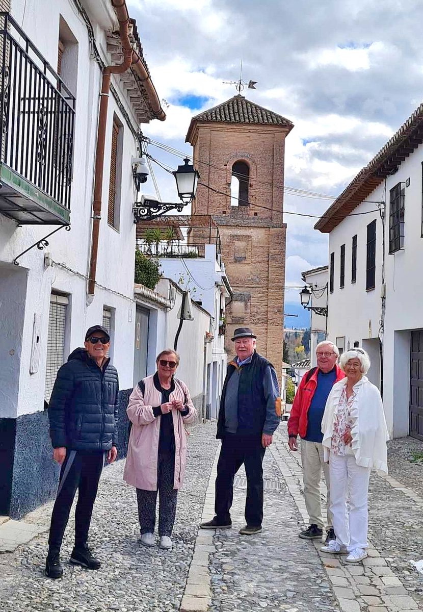 Visita a Granada de nuestros amigos.!!
Kerstin &amp; Leif  Gotton &amp; John