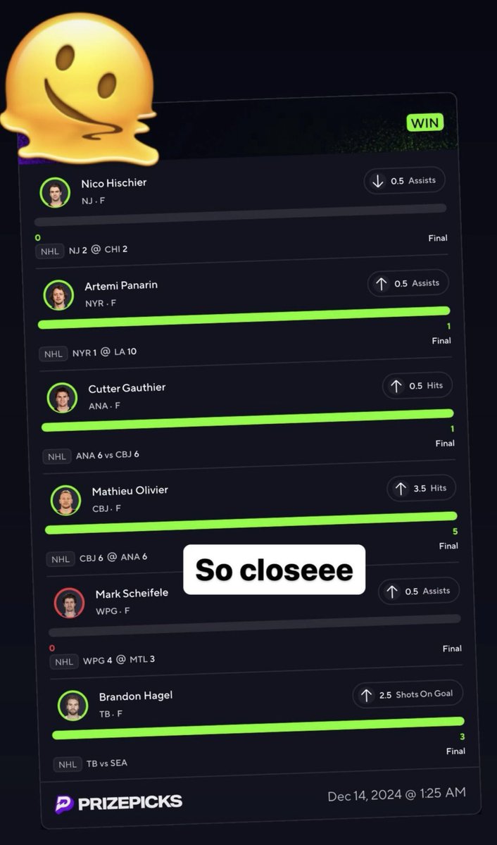 DynamicPic28471's tweet photo. Oh goodness, too close. Let’s get more together tomorrow.
#LockedIn #Xpicks #twittergambling #PrizePicks #twitterpicks #lockin #GamblingX #parlaypicks #playoftheday #gamblingX #gambling #duo #DynamicDuo #DAPicks #ParlayPlay #cash #winiblebets https://t.co/Ws252tosN9
