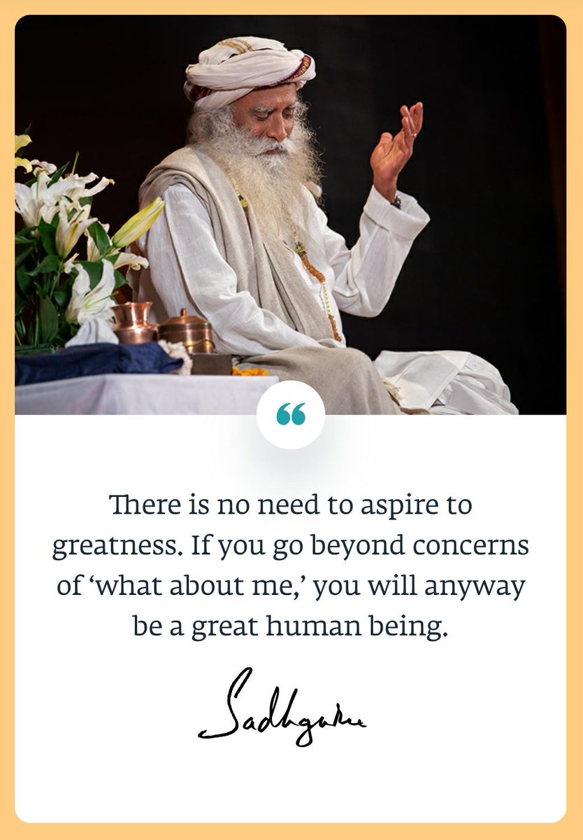 RevathyPurusho2's tweet photo. @SadhguruJV Namaskaram Sadhguru 🙇‍♀️🙏🏼 
#SadhguruIsBack 
#SadhguruQuotes https://t.co/3fQaScukX6