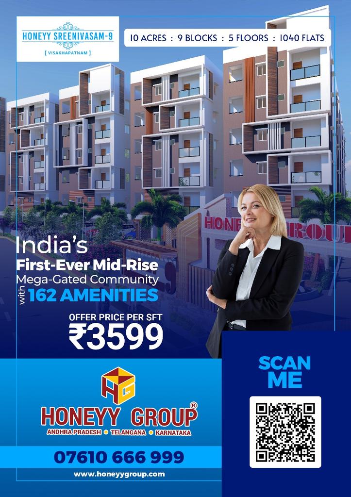 vijaykumar85229's tweet photo. Welcome to Honeyy Sreenivasam-9, With spacious 2BHK and 3BHK flats, modern amenities, and excellent connectivity, it's the perfect choice for families. Make your dream of owning a quality home a reality today!
Know more about the project at below link:
https://t.co/vU6pf6R7FR, https://t.co/6fRk6onjb3