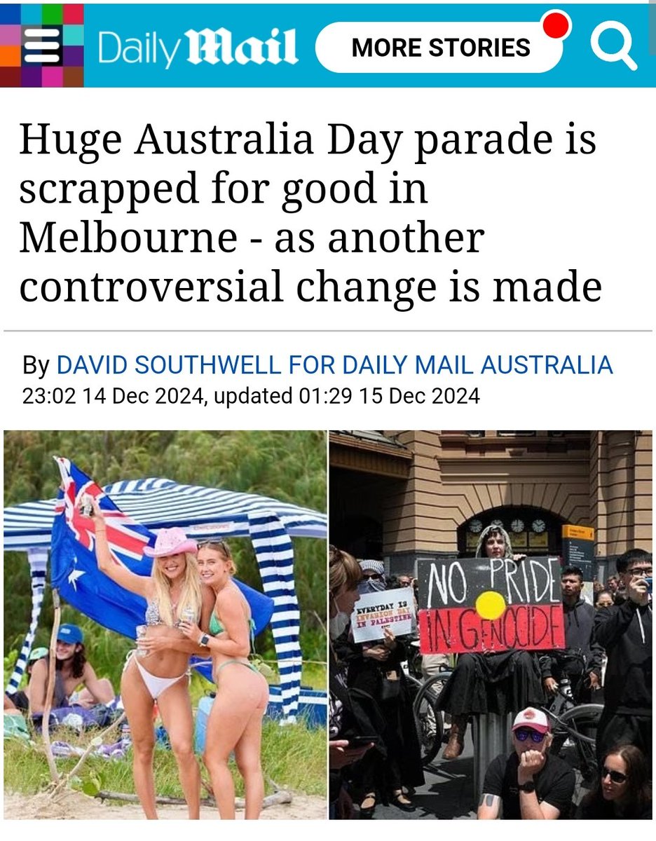 TheMilkBarTV's tweet photo. Melbourne has cancelled the Australia Day parade for good. Meanwhile Melbourne continues with:

The Midsumma Pride March goes on (only 5.7% of Victorians identify as "LGBTQIA+") despite violent scenes last year as around 50 protestors threw paint bombs & abused police as they attempted to march in the parade.

And the Chinese New Year Parade despite China's well documented human rights abuse. Notably against the Uyghur population, which the Office of the UN High Commissioner for Human Rights said “may constitute international crimes, in particular crimes against humanity.”

Just recently Hospitality company Australian Venue Co announced it would ban Australia Day festivities in their 200+ venues. They backflipped this decision after receiving sizeable backlash saying:   

“We sincerely regret that – our purpose is to reinforce community in our venues, not divide it. It is not for us to tell anyone whether or how to celebrate Australia Day.”