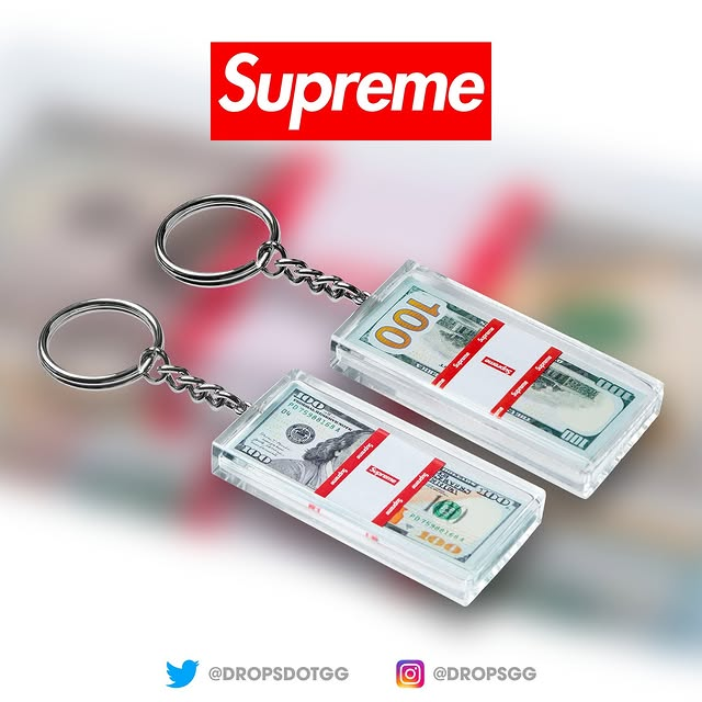 SUPREME 2024 FW week 18 - 「Cash Paperweight Keychain」が、2024年