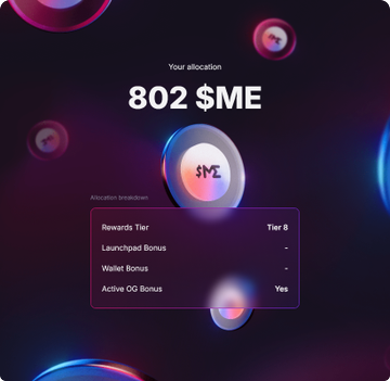 Húppppp. Kèo airdrop thơm nhất từng được nhận.
<a href="/MEFndn/">$ME</a>

<a href="/MagicEden/">Magic Eden 🪄</a> 

Cộng đồng Telegram Magic Eden Việt Nam: t.me/MagicEdenVN