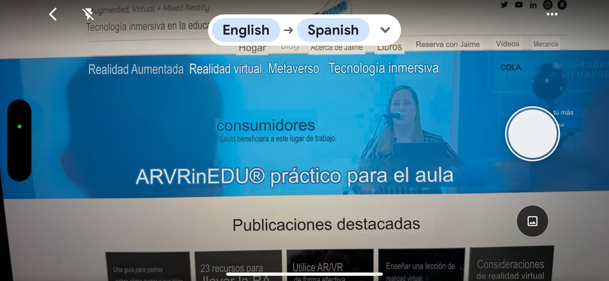 JaimeDonally's tweet photo. Day 15 - Google Translate
Discover the power of Google Translate's #AR feature! Instantly translate text via your camera, making learning more accessible and engaging for students and families. #EdTech #AugmentedReality #ARVRinEDU Advent Calendar
https://t.co/Ai46h68lxX https://t.co/tkTRqRNaaO