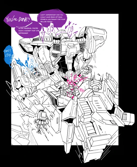 #Megatron #UltraMagnus 
Before←                  →After 