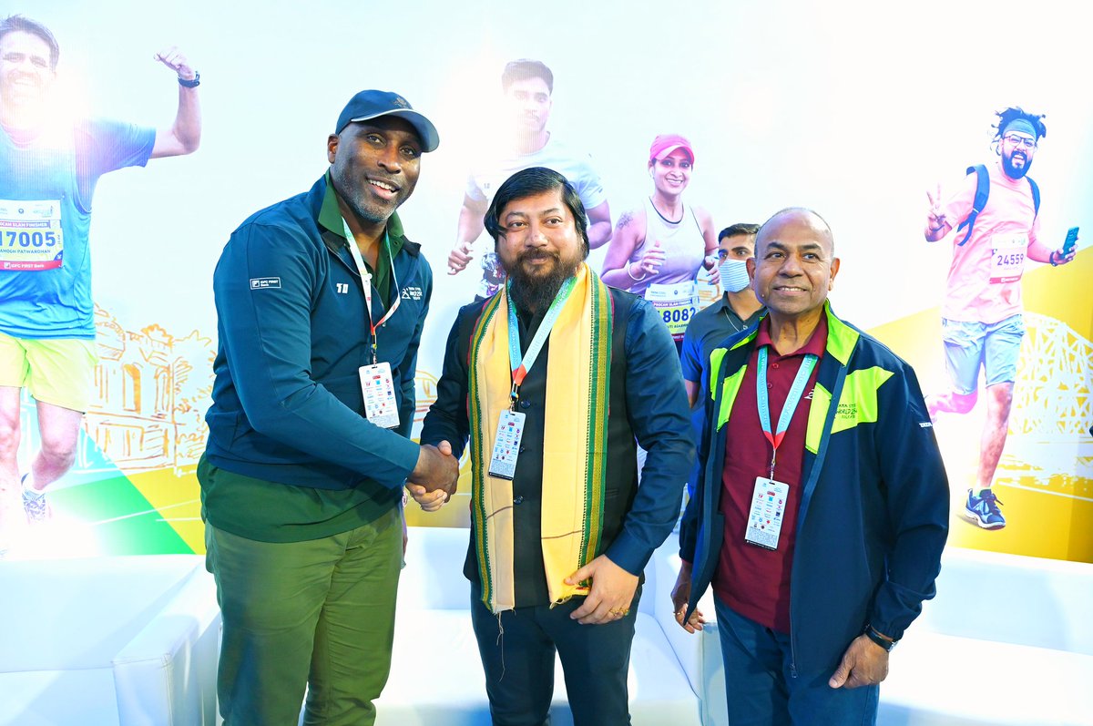 NisithPramanik's tweet photo. An unforgettable experience at the Tata Steel World 25K Kolkata! 🏃♂️✨ The energy, the camaraderie, and the joy of running through the heart of Kolkata were unmatched. Big cheers to all the runners and organizers! 💪
Stay active, stay healthy! #TSK25K https://t.co/icrqQGtXyx