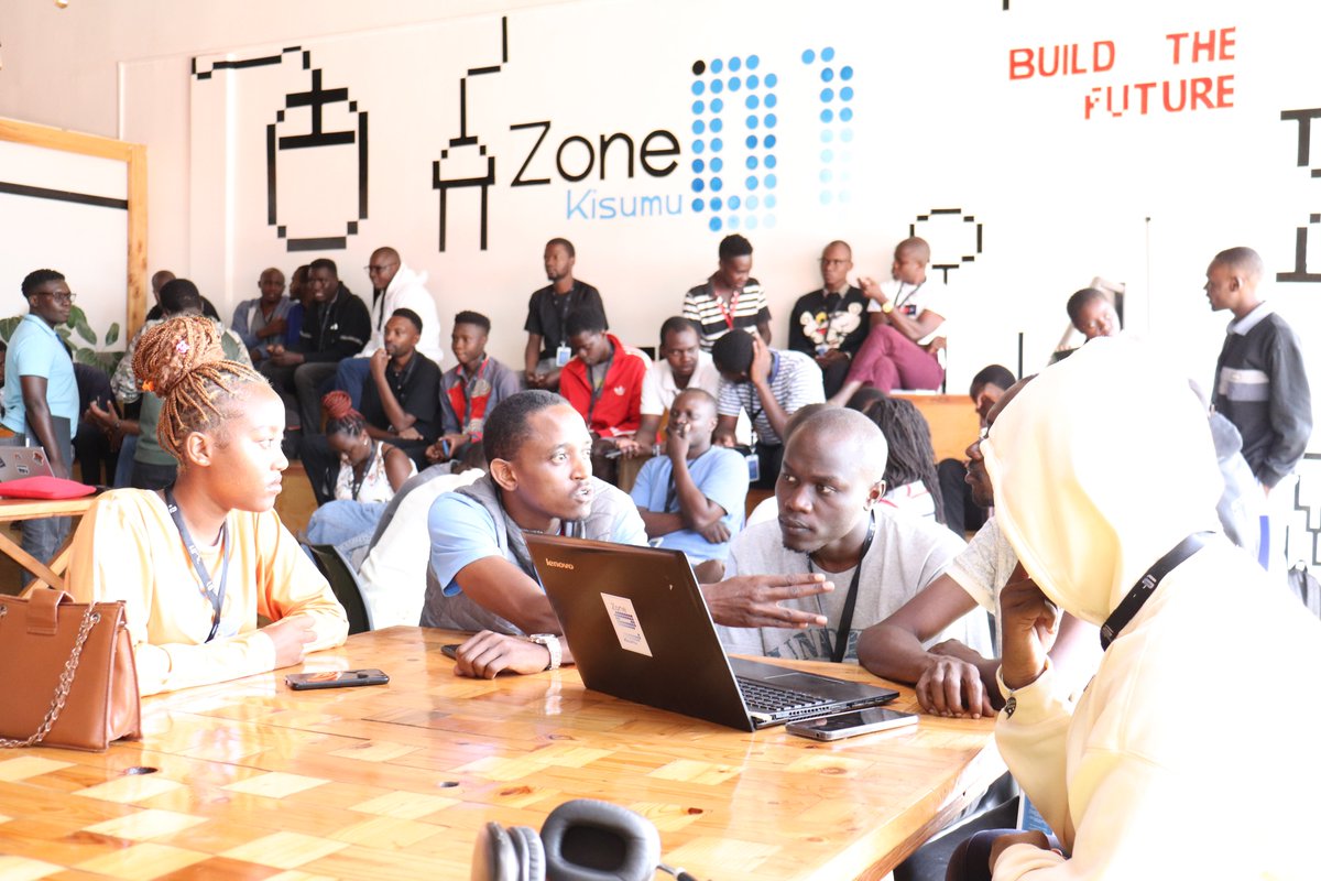 nyoiroc's tweet photo. Here for the final day of the #CodeAndCheerHackathon here at @Zone01Kisumu. Excited to see which innovative tech ideas carry the day. https://t.co/rkQSRH0elx
