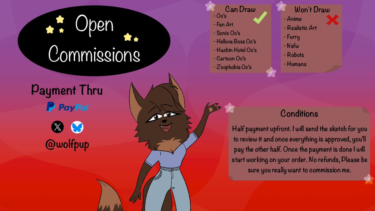 Wolfstar🐺✨ VgenArtits (VgenCommisions Open) tweet media