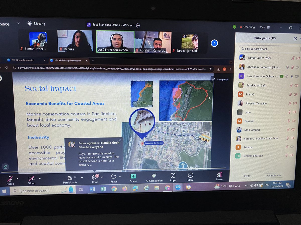 Samahjaber11's tweet photo. YPF Reflections

It was a pleasure reconnecting with fellow YPF delegates during a group discussion, reflecting on our shared experiences and exchanging insights on our ongoing projects.

#leadership #youthpower https://t.co/c2mVRQ7Dra