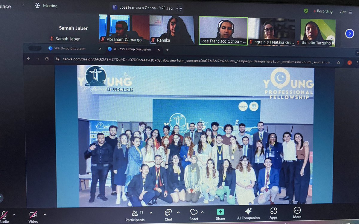 Samahjaber11's tweet photo. YPF Reflections

It was a pleasure reconnecting with fellow YPF delegates during a group discussion, reflecting on our shared experiences and exchanging insights on our ongoing projects.

#leadership #youthpower https://t.co/c2mVRQ7Dra