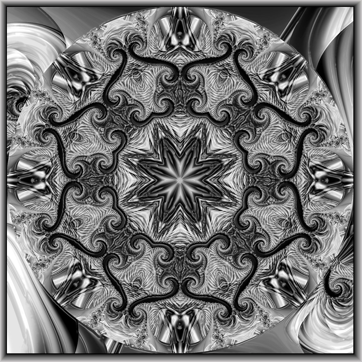Variation #KaleidoSaturday #difitalart #fractalart #RandAlien