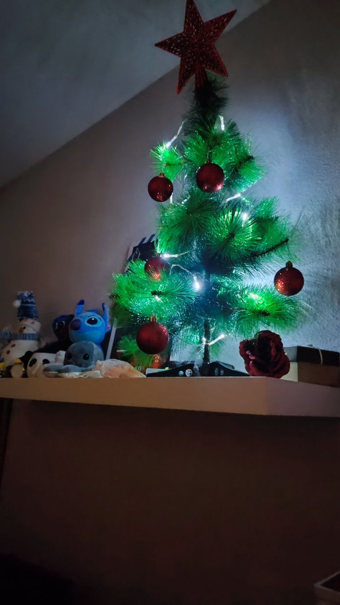 Llegar a casa y ver el arbol encendido, la navidad es maravillosa 🥰🥰🥰